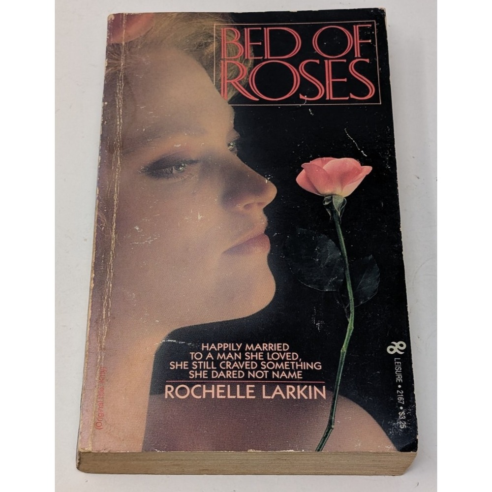 Bed of Roses by Rochelle Larkin Leisure‎ Romance Paperback 1977 Vintage 70s